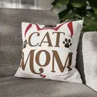 CUSHION COVER PILLOW CASE|FUN DOG CAT ANIMAL LOVER QUOTE #6