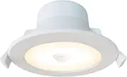 Motion Sensor Downlight FRESHIN IP44 9W Tri-Color Selection 90mm Cutout LED Ceiling Light No Hub Required, Security Downlight for Corridor, Garage, Storage Room, Balcony, etc (1 Pack)