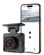 Dash Cam WiFi 1080P Dashcam, Mini Front Dash Camera for Cars, 24H Parking Mod...