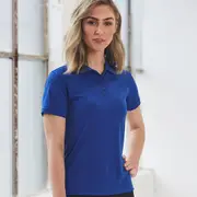 ISHA - Ladies CoolDry Self Striped Textured Polo Shirt