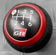 Toyota Yaris GR GRMN Shift Knob MT Ultra - Suede Light Red JAPAN NEW Authentic
