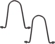 2Pcs Metal Rain Chain Hooks Durable Downspout Adapter for Garden Rain Chains Easy Install Hangers for Outdoor Decoration Gutter Use and Bird Feeder Setup