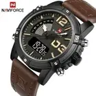 2018 NAVIFORCE Men's Fashion Sport Watches Men Quartz Analog Date Man Leather Mi