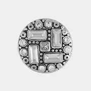 Ginger Snaps Petite Mistify Clear Snap, 12 Millimeter, Jewelry and Accessories