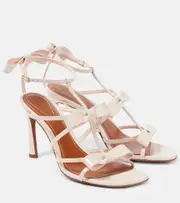 [Zimmermann] Zimmermann Tux 85 bow-detail leather sandals AU 9 pink