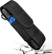Torch Carry Pouch- Elastic Opening Holder, Wear-Resistant Protective Cover | Torch Case Holder Adventures Waterproof Easy-to-Clean Flashlight Pouch, Portable LED Torch Holder for Camping and Cycling