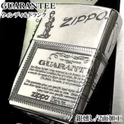 Zippo Guarantee Windy Girl Drunk Silver Etching 2 Sided Continuous Processing