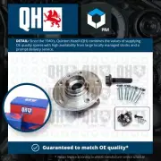 Wheel Bearing Kit fits VW SCIROCCO Mk3 Front 1.4 2.0 2.0D 08 to 17 QH 1K0407621C