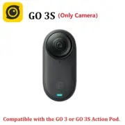 Insta360 GO 3S 4K64G Tiny Action Camera 10m Waterproof Vlog Cycling Riding Black