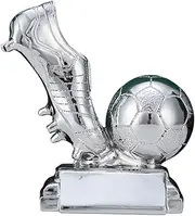 Abbraccia Soccer Trophy Resin Trophy Birthday Gift Decorative Football Boot Award Shoes for Office Party Favors Home Decoration Props