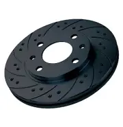 Black Diamond Combi Front Discs for Daihatsu Charade 1.0 D G101 5/87>93