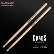 CHAOS 5B DRUM STICKS *3 PAIRS* NORTH AMERICAN HICKORY