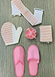 Exfoliating Loofah Back Scrubber Bath Shower Strap Skin Brush Exfoliating Sponge