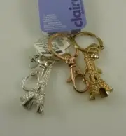Bling key Key chain keychain BFF best friends set eiffel eifel tower