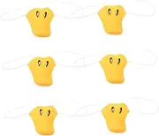 SOPOTUTU 6pcs Duck Nose Props for Halloween Costume Accessories Realistic Cosplay Decorations for Parties Birthdays and Masquerades Lightweight and Vinyl Party Props