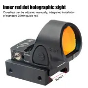 3MOA Red Dot Holographic Scope 1x Hunting Sight 20mm Rail Mount for Glock 17 19