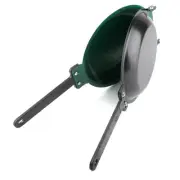 Double Side Pan Titanium Steel Coating Flip Frying Pan For Kitchen Cookware YAN