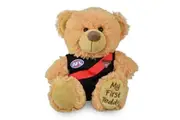 AFL Essendon First Teddy Bear 23cm Plush Stuffed Animal Kids Child Soft Toy 0m+