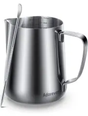 Milk Frothing Pitcher 350ml/600ml/900ml/1500ml 12oz/20oz/32oz/50oz Steaming P...