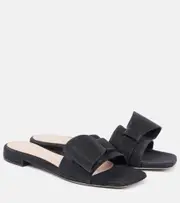 [Gianvito Rossi] Gianvito Rossi Bow slides AU 7 black