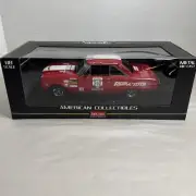 1963 Ford Falcon Red As Raced By Jon Lecarber 1:18 SunStar