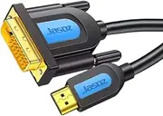 HDMI to DVI 24+1 Pin Male Cable LCD Monitor PC Adapter Lead PlasmaTV for LCD Monitor, PC, Plasma TV, Projector, 1080i Compatible, 1.5m/2m/3m Options