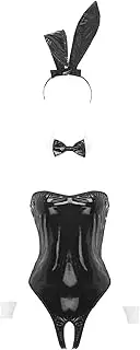 [GRRKDFQ] Women's Bustiers & Corsets Outfits Strapless Open Crotch Cosplay Costume