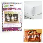6X Vinyl Crib Size Mattress Cover Bed Allergy Dust Bug Protector Fitted Toddler