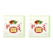2x Boyle Handmade Paper 15cm Quilled Greeting Card I Just Want To Say I Love You