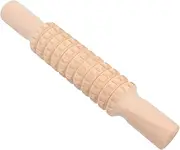 Abaodam Handicraft DIY Plasticine Roller Wooden Clay Textured Rolling Pin for Safe Easy to Clean Clay Tools for Boys for Creative Crafting Play