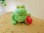 RUSS BERRIE LUV PETS PHLUFFLES BABY FROG Soft Plush ~4" Green SUPER RARE VTG NWT