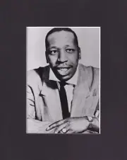 8X10" Matted Print Jazz Musician Picture: Eddie Jefferson, Jazz Singer