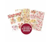 Hunkydory Pretty Poppies Printed Parchment* Topper