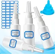 6 Pcs Nasal Spray Bottle, Small Premium Empty Nose Spray Bottle Refillable, Fine