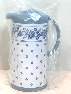 Oneida J.G. Hook Oneida One Liter Thermal Carafe Blue Regency Pattern