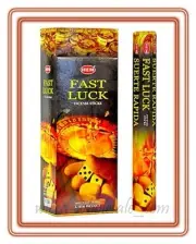 LOT OF 20 Stick FAST LUCK Incense HEM ~ 1 TUBE OF 20 Sticks = 20 FRESH STICK