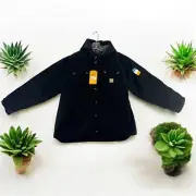 Carhartt Washed Duck Sherpa Lined Relaxed Fit Utility Jacket 0J3826-M 2XL, L, M