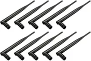 Mellisso 10X 2.4GHz 5DBI Antenna Booster WiFi Omnidirectional RP-SMA WLAN for Modem Router