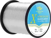 SF Monofilament Fishing Line Premium Spool Strong Mono Nylon Material Leader Line for Saltwater Freshwater 8/10/12/15/20/25/30/40/50/60LB