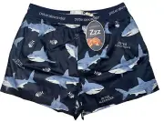 NEW! Peter Alexander Men’s Shark Pyjama Boxer Shorts - Size S