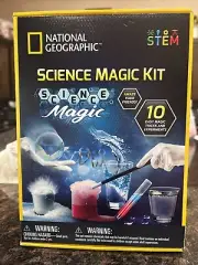 Kid National GeographicK Science Magic Kit STEM 10 Easy Magic Tricks Experiments