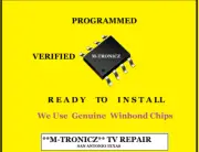 EEPROM FOR VIZIO M50-C1 MAIN BOARD # GXFCB0QK012030X V1.2.23 LOCATION U202
