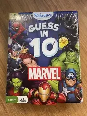 Skillmatics Marvel Card Game Guess In 10 NIB Sealed Spiderman Hulk Iron Man Kids