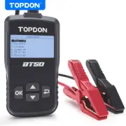 TOPDON BT50 Battery Tester 12V 100-2000CCA Cranking Charging Battery Analyzer