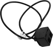 Hoement Phone Splitter Rj9 Telephone Adapters Cable Adaptor Rubber Construction