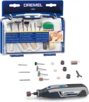 Dremel Lite 7760 Cordless Rotary Tool Li-Ion 3.6V Kit (15 Accessories + 20 Pc Cl