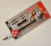 New. P&N Quickbits Right Angle Drill Attachment Flexible Driver Set 5 Pce 300mm
