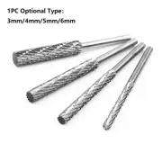 Burr Cutter Rotary File Grinding Wheel Plastic Wood Bit Rotary Silver