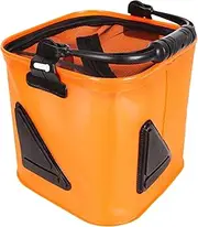 Minnow Buckets - Foldable Wider Handle Fish Bucket,Fish Tackle Boxes for Kayaks Camping Car Beach Bank Outdoor Shack Swamp Transport