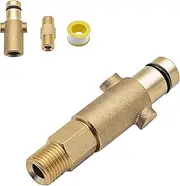 [Fai Top] Pressure Washer Male Thread Adapter and 1/4" Foam Cannon Adapter Snow Foam Lance Soap Bottle Adaptor Compatible with Nilfisk Gerni